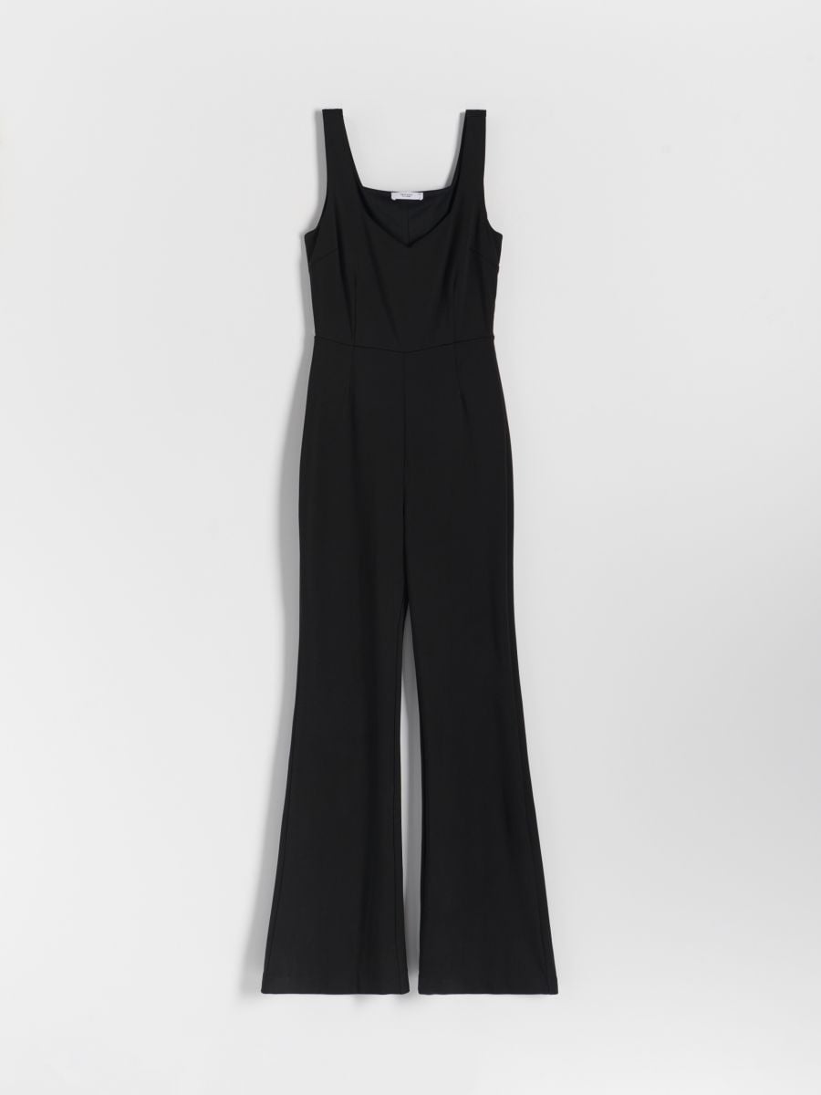 Jersey jumpsuit - black - RESERVED - 5