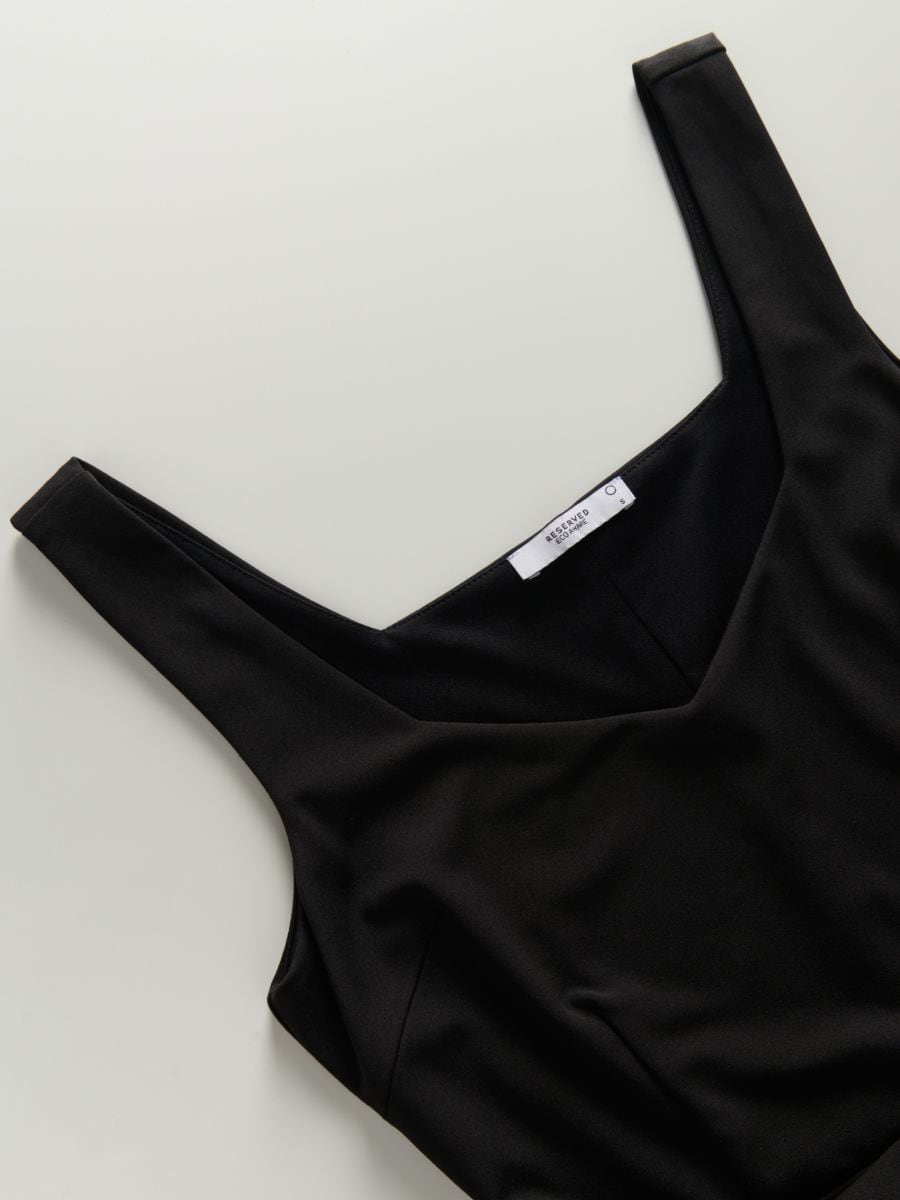 Jersey jumpsuit - black - RESERVED - 6
