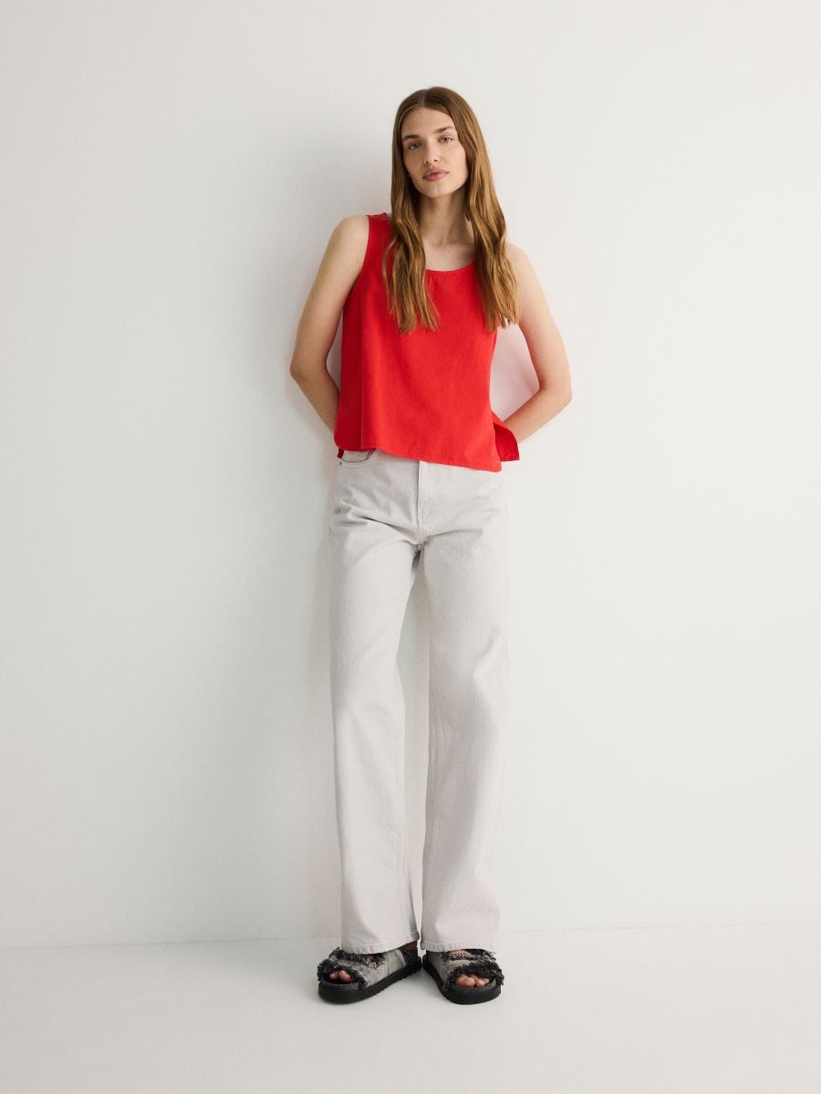 Plain top - red - RESERVED - 2
