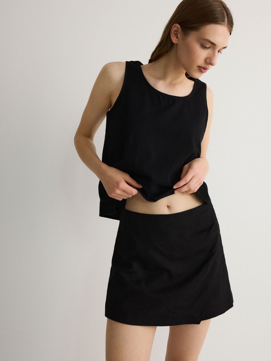 Plain top - black - RESERVED - 5