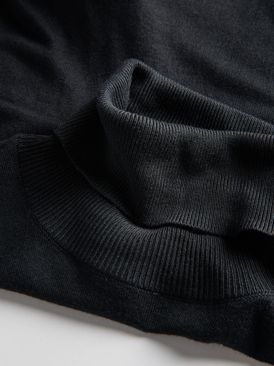 Viscose rich turtleneck - black - RESERVED - 5
