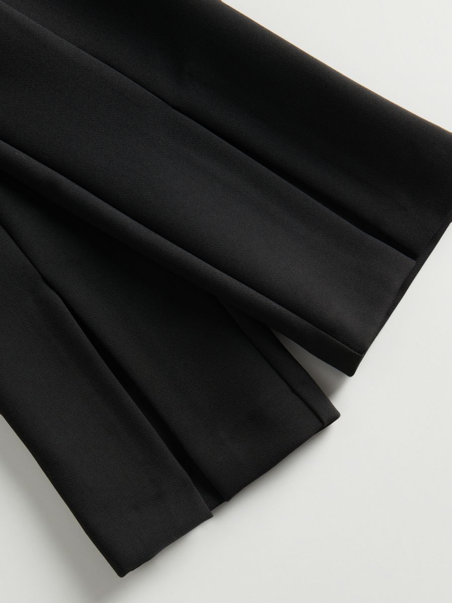 Trousers with hem splits - black - RESERVED - 4