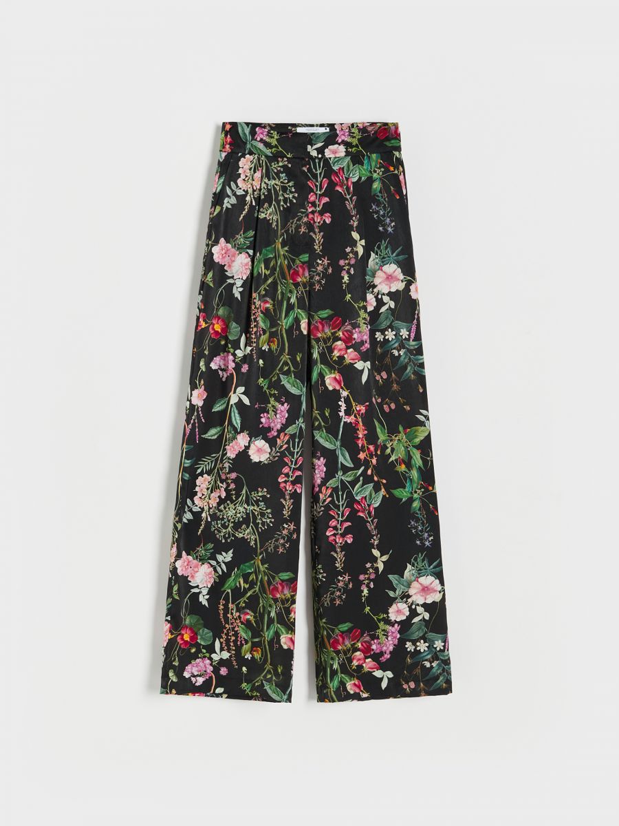 Patterned trousers - multicolor - RESERVED - 4