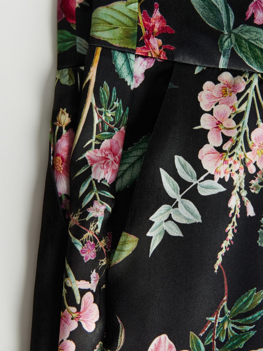 Patterned trousers - multicolor - RESERVED - 5