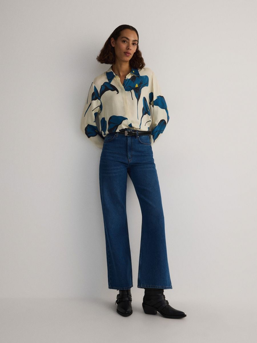 Bluse mit Blumenmuster - bunt - RESERVED - 2