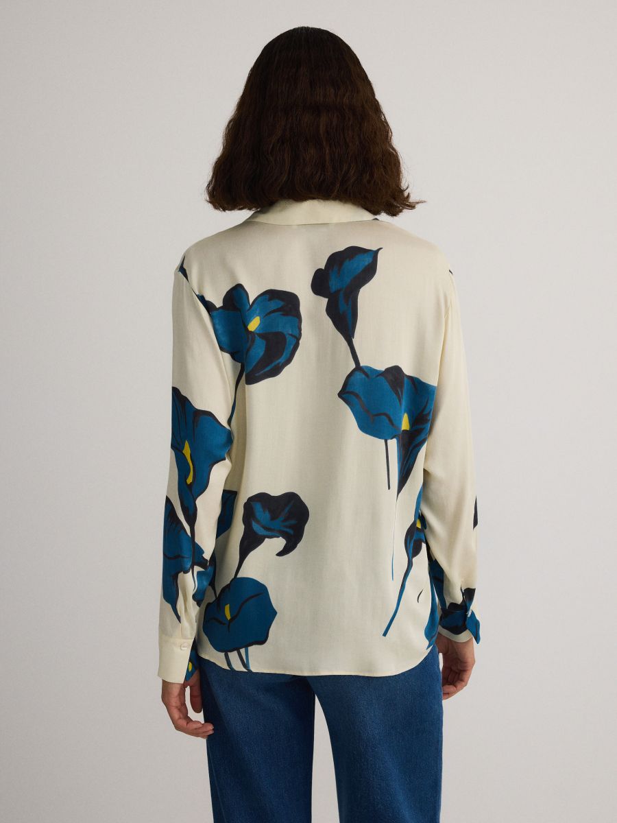 Bluse mit Blumenmuster - bunt - RESERVED - 4