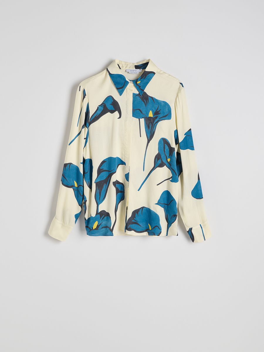 Bluse mit Blumenmuster - bunt - RESERVED - 5
