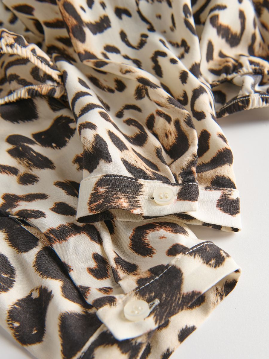 Animal pattern blouse - multicolor - RESERVED - 4