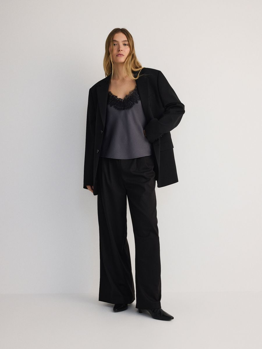LADIES` TOP - srednjesivo - RESERVED - 2