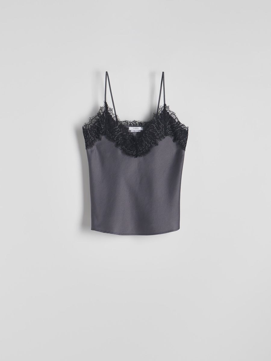 LADIES` TOP - srednjesivo - RESERVED - 5