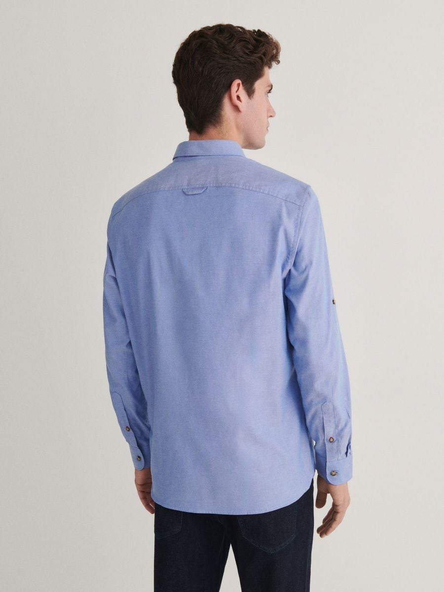 Hemd im Regular-Fit - blau - RESERVED - 2