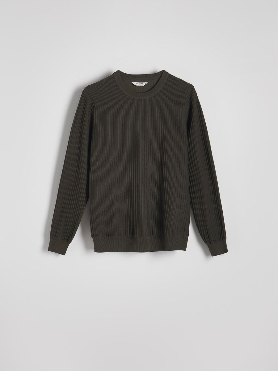 Sweater with viscose blend - green - RESERVED - 5
