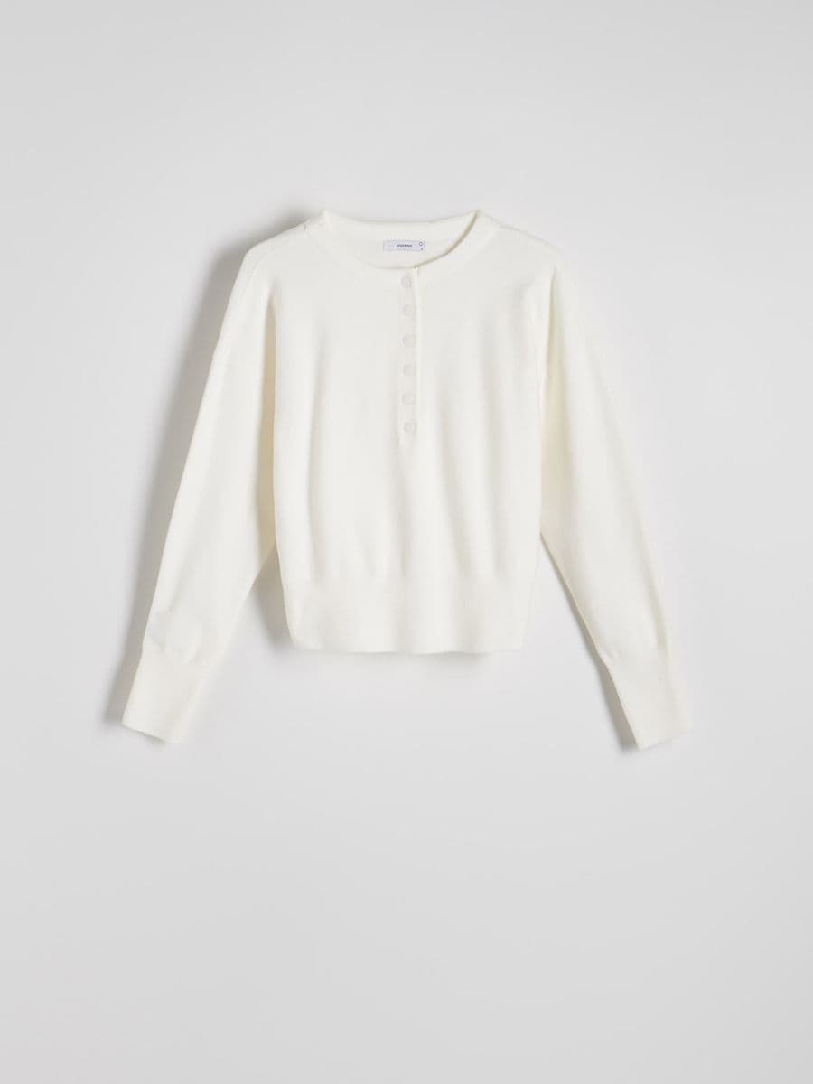 Jumper with button detailing - nude - RESERVED - 5