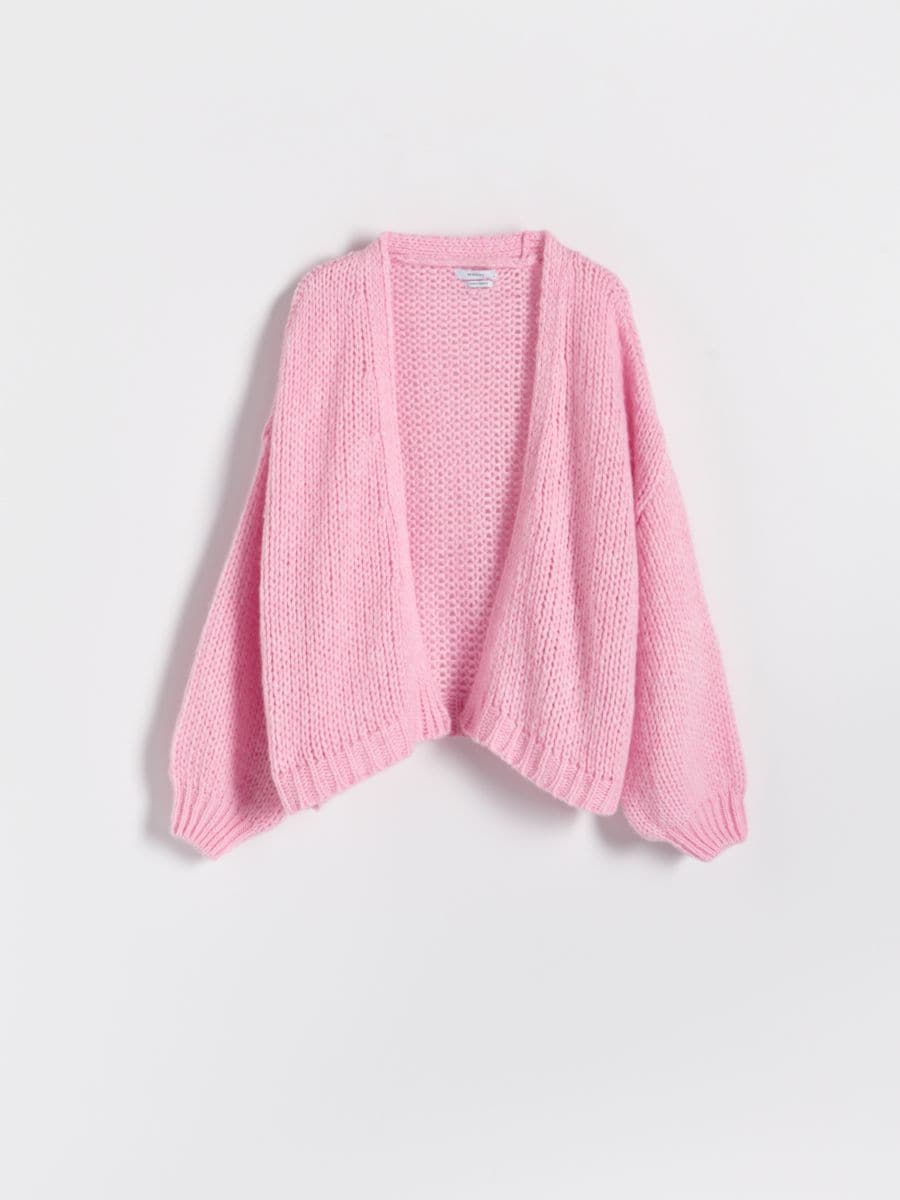 Oversized cardigan - pastel pink - RESERVED - 4