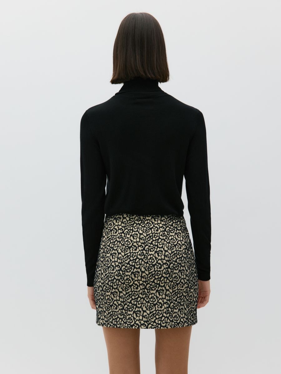 Patterned mini skirt - multicolor - RESERVED - 3