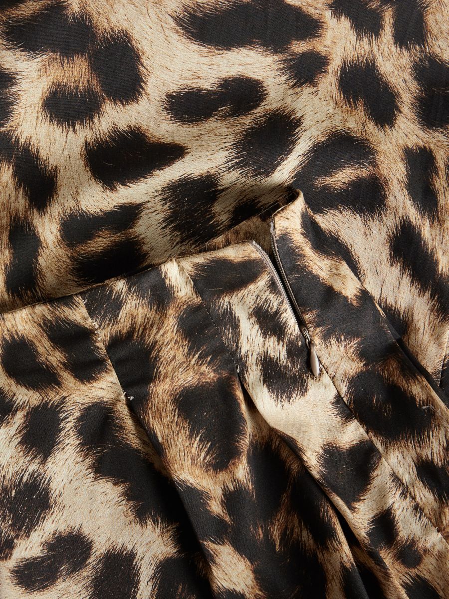 Rock mit Animalprint - bunt - RESERVED - 5