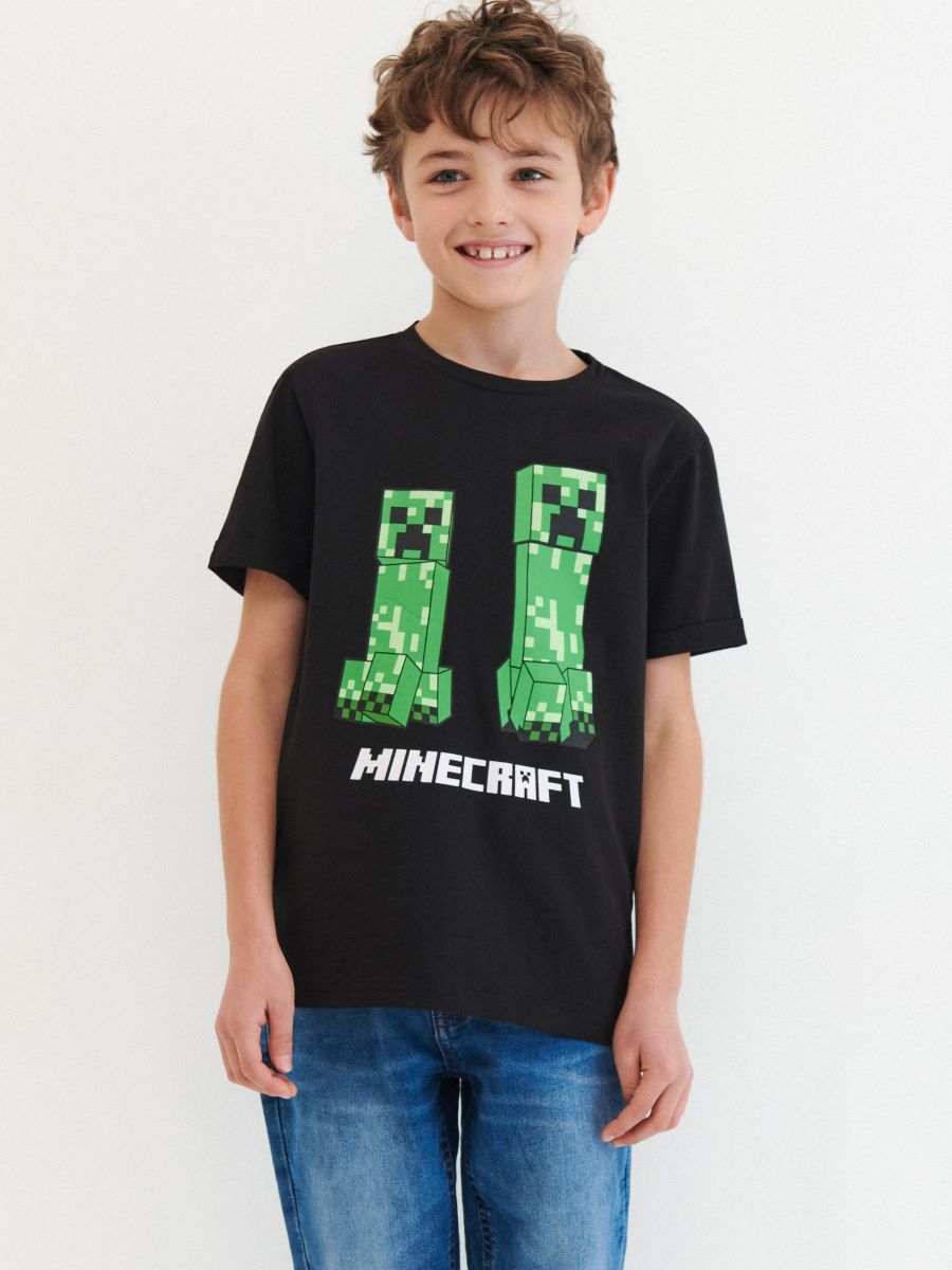 t-shirt Minecraft Kolor czarny - RESERVED -