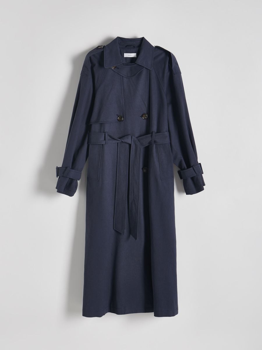コート Long Cotton Blend Coat 20/COTTON TWILL LONG COAT(M Khaki): S'YTE｜THE SHOP YOHJI