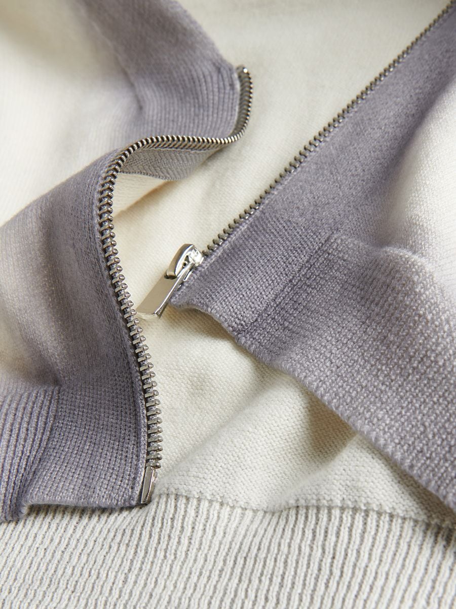 Jumper with gradient effect - cream - RESERVED - 5