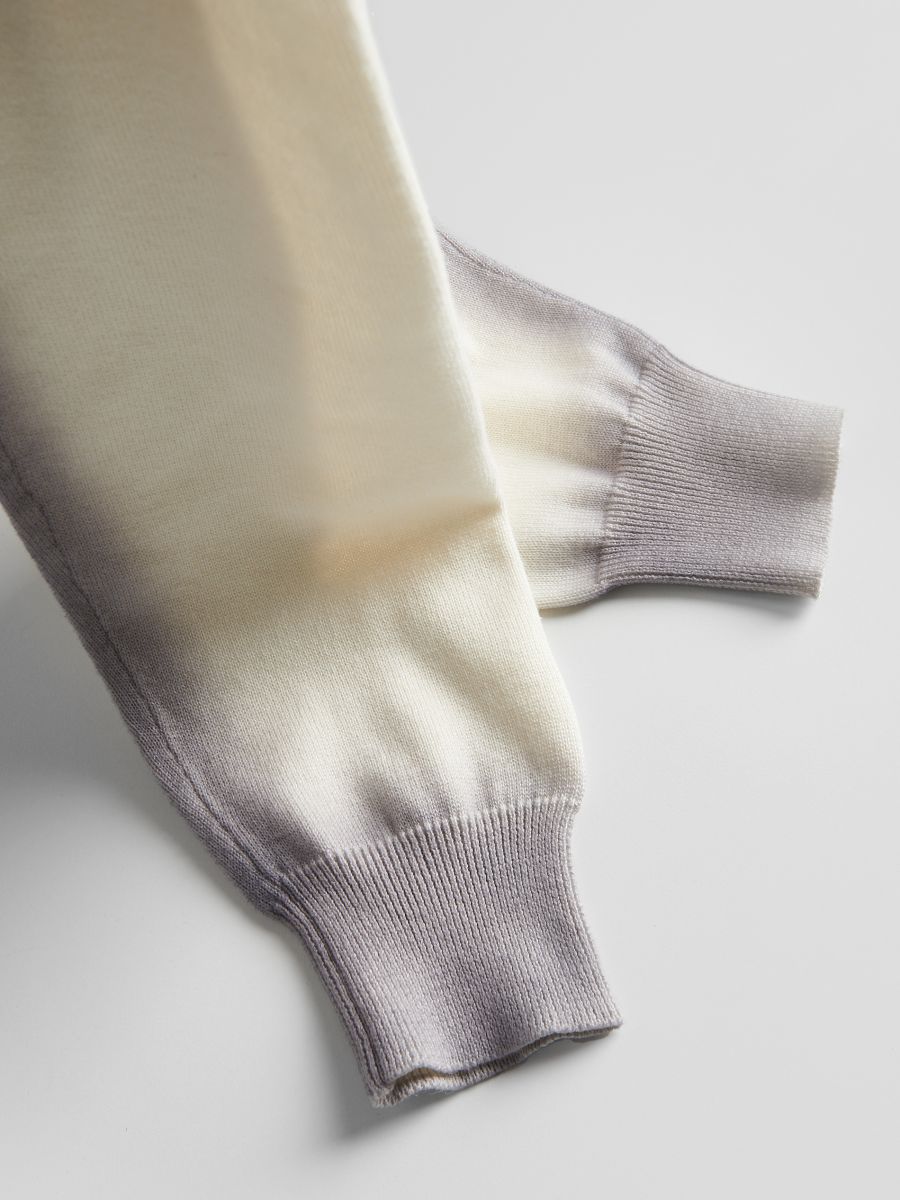 Jumper with gradient effect - cream - RESERVED - 6