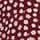 Mini-robe à motif - maroon