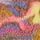 Patterned fleece sweatshirt - multicolor