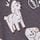 Check leggings - dark grey