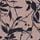 Patterned dress with pleats - beige