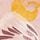 Silk scarf with original pattern - multicolor