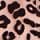 Leopard pattern bum bag - black
