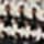 Mehrfarbiger Rock aus Strickmaterial - bunt