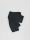 Jersey fingerless mittens - black