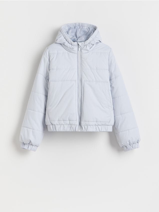 Quilted jacket with hood - RESERVED