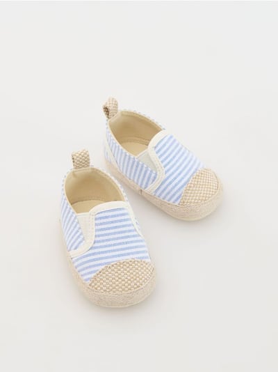 Slip on cotton trainers