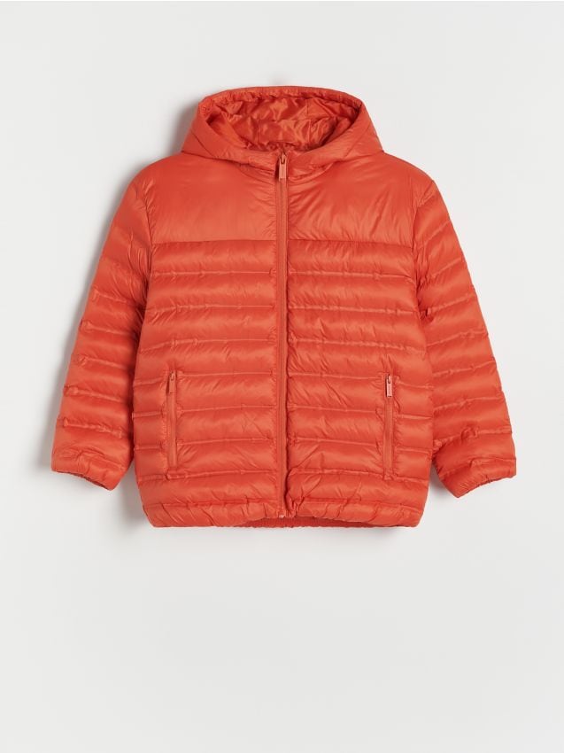 Quilted jacket with hood - RESERVED