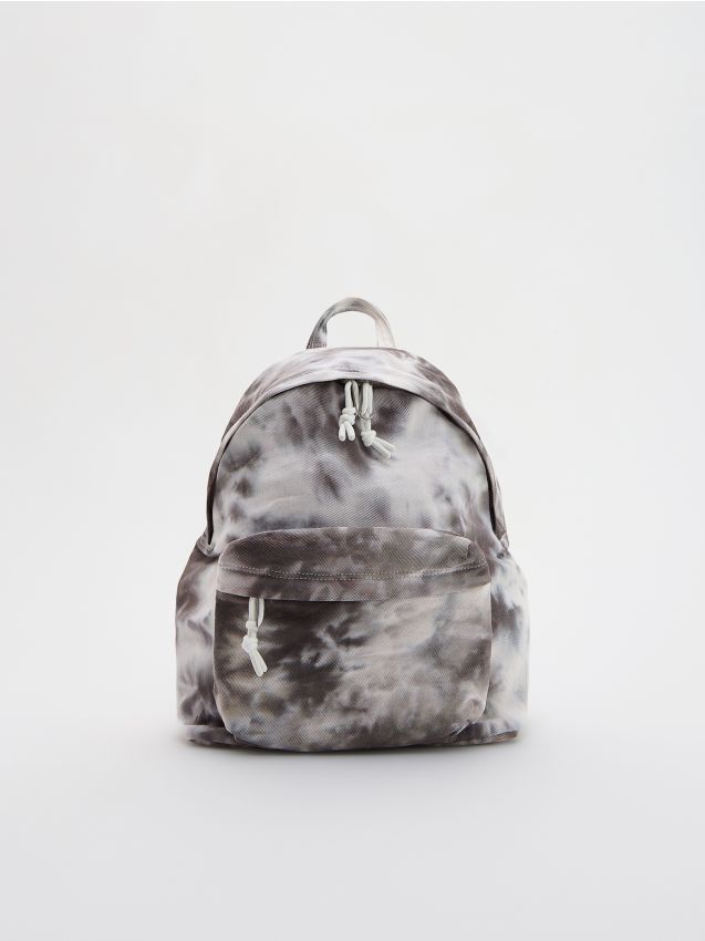 Reserved - rucsac din denim - gri deschis