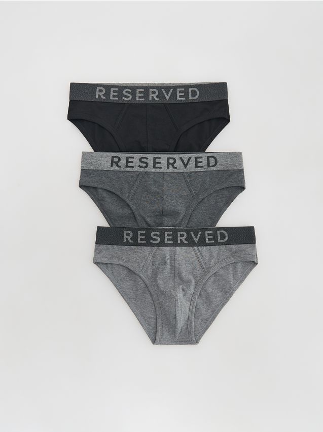 Slips mit hohem Baumwollanteil, 3er-Pack - RESERVED