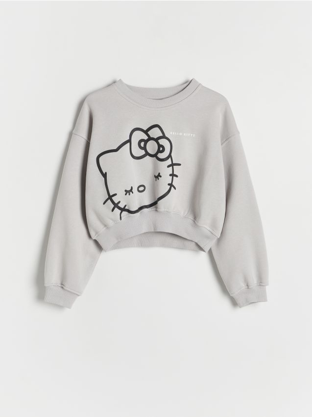 Reserved - Hanorac Hello Kitty - gri deschis Reserved - Hanorac Hello Kitty - gri deschis