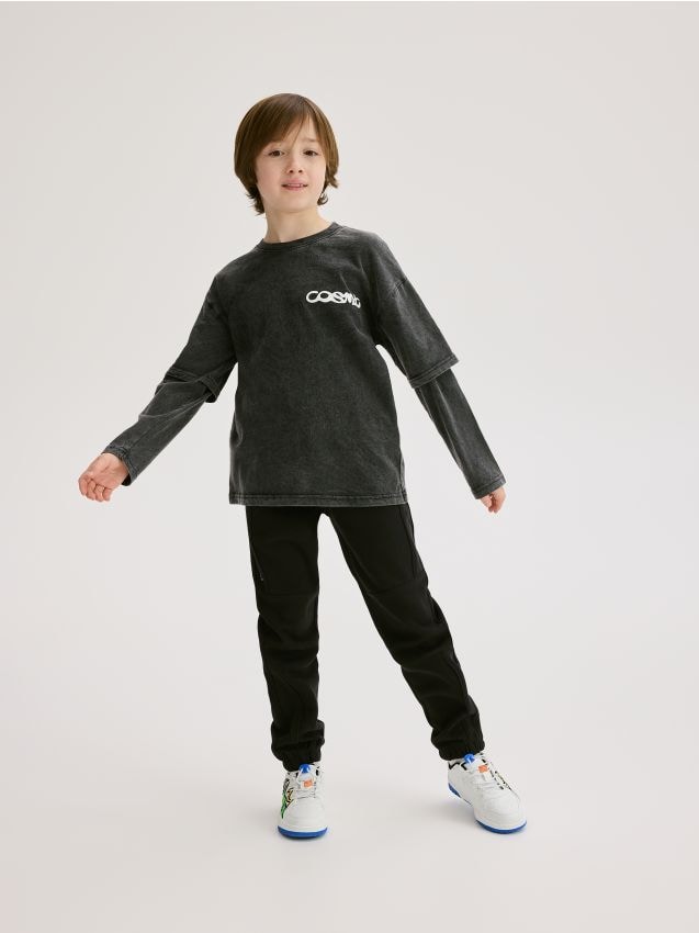 Reserved - Pantaloni jogger - negru