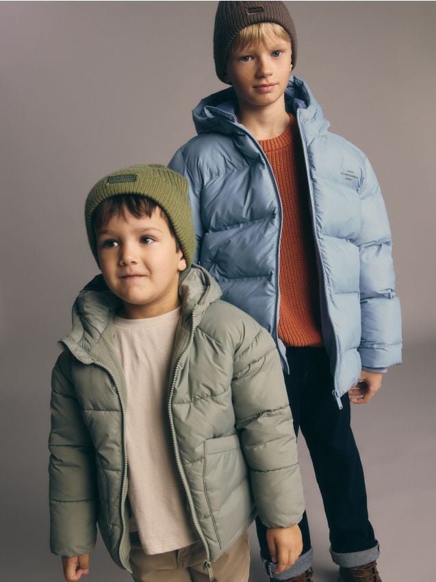 Insulated jacket with hood - RESERVED