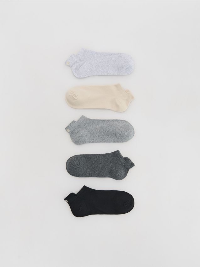 Bestickte Socken 5er-Pack - RESERVED