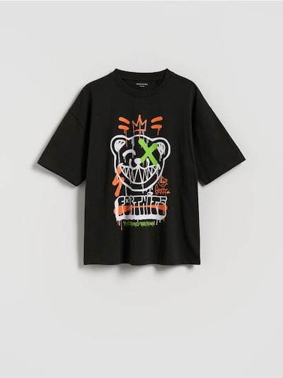 T-shirt z nadrukiem Fortnite
