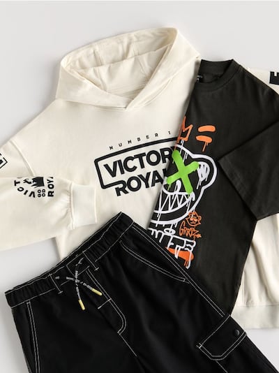 T-shirt z nadrukiem Fortnite
