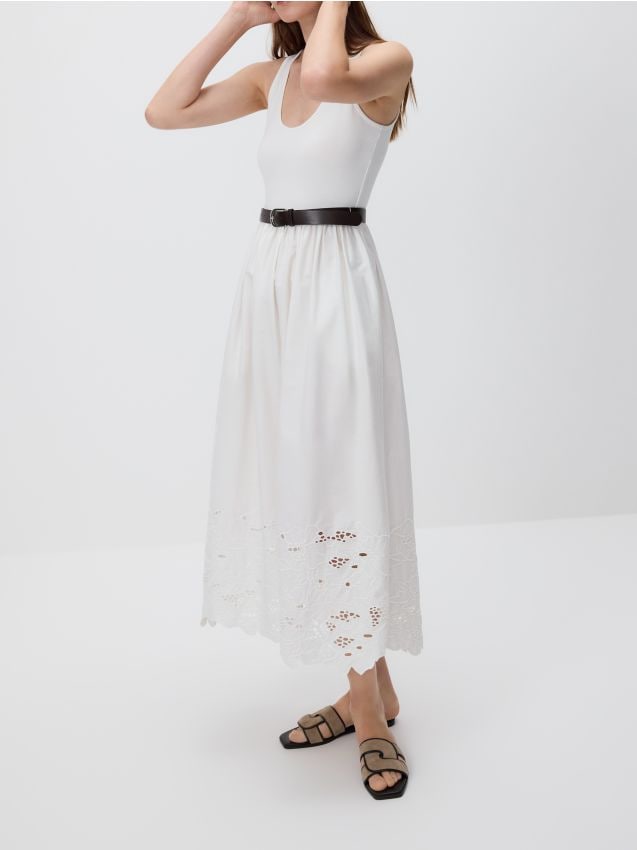 Robe maxi avec ceinture - RESERVED