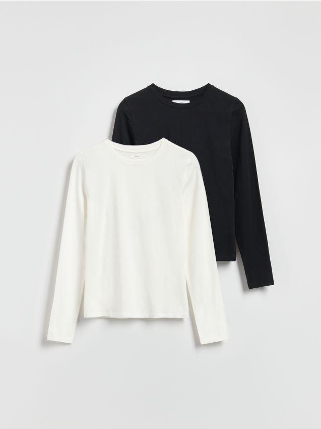 Maglia a maniche lunghe in cotone 2 pack - RESERVED