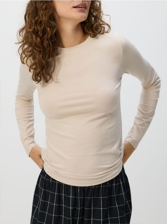 T-shirt à manches longues en coton 2 pack - RESERVED