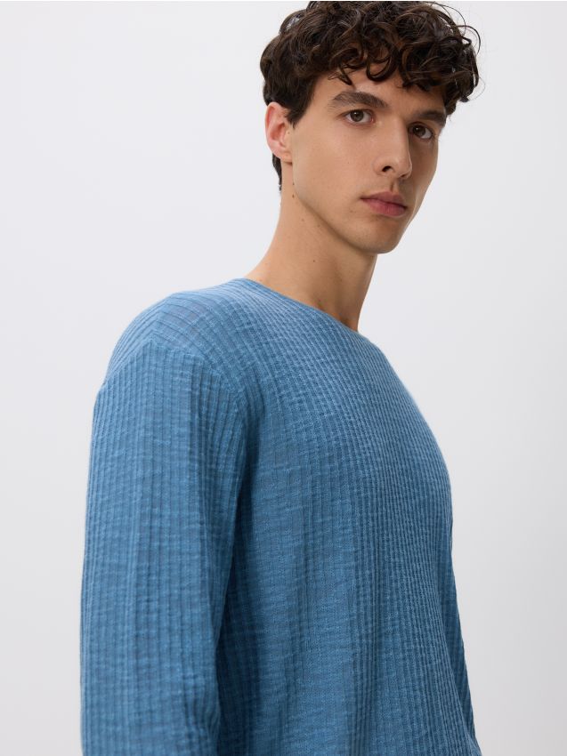 Jumper in textured knit - RESERVED