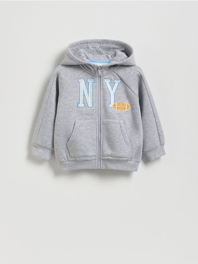 Reserved - Hanorac oversized - gri deschis