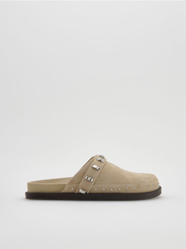 Leather mule sliders - RESERVED