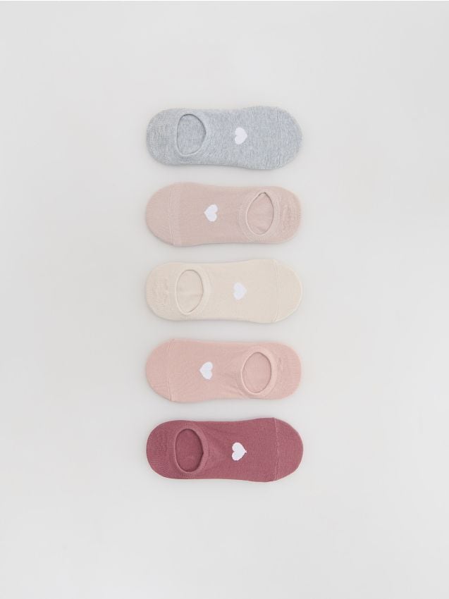 Chaussettes en coton 5 pack - RESERVED